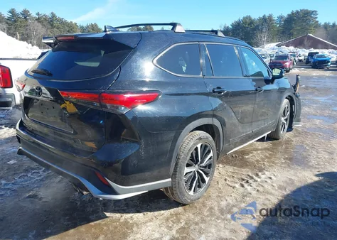 2021 Toyota Highlander Xse из США, поврежденный, VIN 5TDJZRBH0MS098046